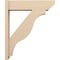 Ekena Millwork 8-in W x 32-in D x 38-in H Funston Slat Rough Cedar Woodgrain TimberThane Outlooker, Primed Tan OUTUR080X32X38FST24RCPR - alternate 3